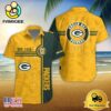 Green Bay Packers NFL Logo Pattern Custom Hawaiian Shirt