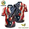 Houston Texans American Flag Hawaiian Shirt
