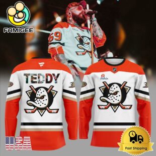 Limited Edition Anaheim Ducks X Teddy Swims Hockey Jersey