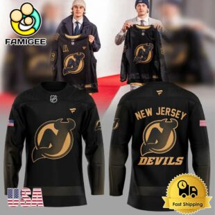 Limited Edition New Jersey Devils Military Threads Hockey Jersey