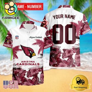 NFL Arizona Cardinals Hibiscus Flower Hawaii 1
