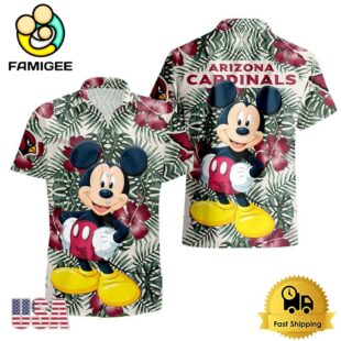NFL Arizona Cardinals Mickey Disney Limited Edition Hawaiian Shirt