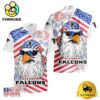 NFL Atlanta Falcons American Eagle Emblem Hawaiian Shirt