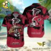 NFL Atlanta Falcons Football Mascot Custom Name Hawaiian Shirt