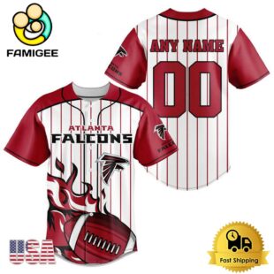 NFL Atlanta Falcons Game Day Ready Custom Baseball Jersey