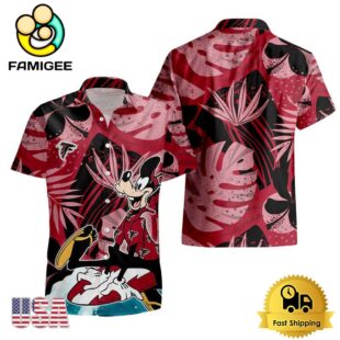 NFL Atlanta Falcons Goofy Disney Limited Edition Hawaiian Shirt