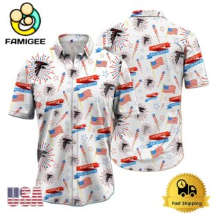 NFL Atlanta Falcons Happy 4th Of July Hawaiian Shirt