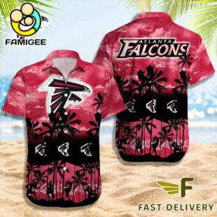 NFL Atlanta Falcons Logo Team Vintage Hawaiian Shirt