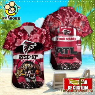 NFL Atlanta Falcons Mascot Football Hawaiian Shirt