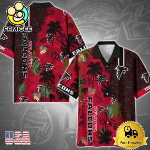 NFL Atlanta Falcons Tropical Style Custom Hawaiian Shirt