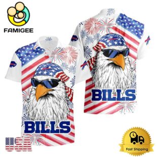 NFL Buffalo Bills American Eagle Emblem Hawaiian Shirt