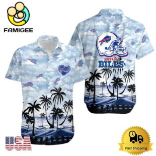 NFL Buffalo Bills Coconut Palms Limited Edition Hawaiian Shirt