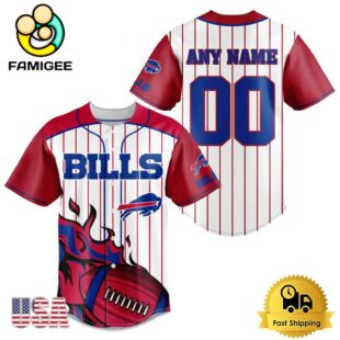 NFL Buffalo Bills Game Day Ready Custom Baseball Jersey
