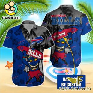 NFL Buffalo Bills Retro Custom Name Hawaiian Shirts