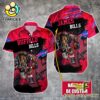NFL Buffalo Bills Warrior Mascot Custom Name Hawaiian Shirt