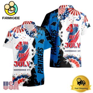NFL Carolina Panthers Happy Independence Day Hawaiian Shirt