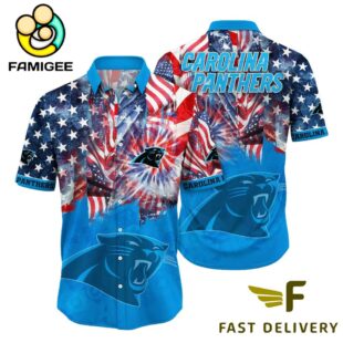 NFL Carolina Panthers Independence Day Hawaiian Shirt
