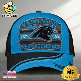 NFL Carolina Panthers Logo Team New Design Custom Embroidered Cap