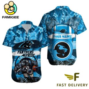 NFL Carolina Panthers Mascot Football Hawaiian Shirt