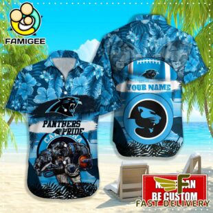 NFL Carolina Panthers Mascot Football Hawaiian Shirt