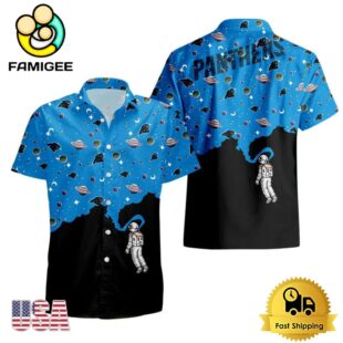 NFL Carolina Panthers Universal Astronaut Pattern Hawaiian Shirt