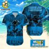 NFL Carolina Panthers Vintage Style Custom Name Hawaiian Shirt