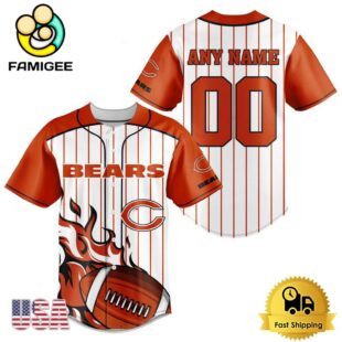 NFL Chicago Bears Game Day Ready Custom Baseball Jersey
