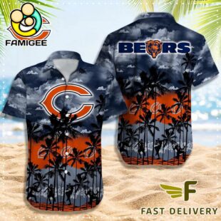 NFL Chicago Bears Logo Team Vintage Hawaiian Shirt