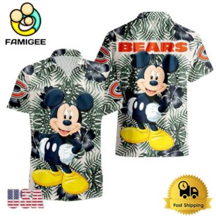 NFL Chicago Bears Mickey Disney Limited Edition Hawaiian Shirt
