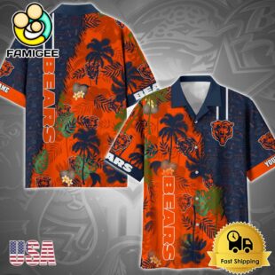 NFL Chicago Bears Tropical Style Custom Hawaiian Shirt