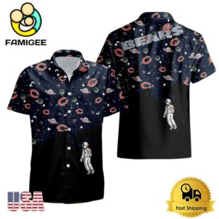 NFL Chicago Bears Universal Astronaut Pattern Hawaiian Shirt