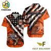 NFL Cincinnati Bengals Football American Flag Mascot Custom Name Hawaiian Shirt