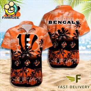 NFL Cincinnati Bengals Logo Team Vintage Hawaiian Shirt