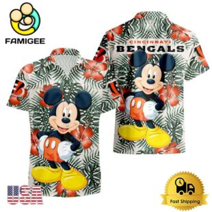 NFL Cincinnati Bengals Mickey Disney Limited Edition Hawaiian Shirt