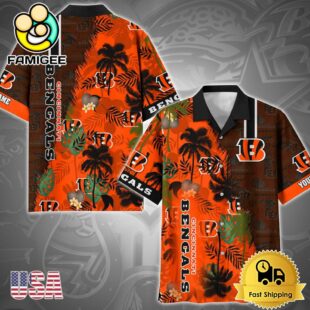 NFL Cincinnati Bengals Tropical Style Custom Hawaiian Shirt