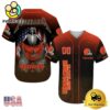 NFL Cleveland Browns And Metallica Tour 2025 Custom Baseball Jersey