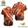 NFL Cleveland Browns Football American Flag Mascot Custom Name Hawaiian Shirt