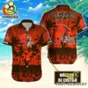NFL Cleveland Browns Vintage Style Custom Name Hawaiian Shirt