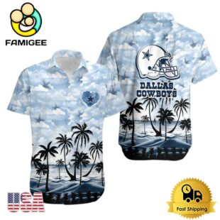 NFL Dallas Cowboys Coconut Palms Limited Edition Hawaiian Shirt
