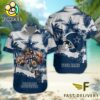 NFL Dallas Cowboys Football Mascot Custom Name Hawaiian Shirt