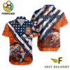 NFL Denver Broncos Football American Flag Mascot Custom Name Hawaiian Shirt