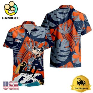 NFL Denver Broncos Goofy Disney Limited Edition Hawaiian Shirt