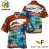 NFL Denver Broncos Hawaii Beach Custom Name Hawaiian Shirt