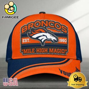 NFL Denver Broncos Logo Team New Design Custom Embroidered Cap