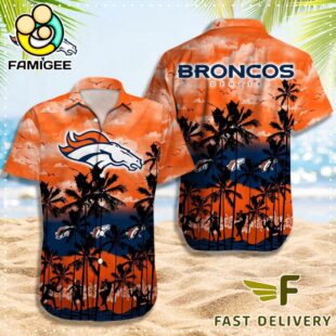 NFL Denver Broncos Logo Team Vintage Hawaiian Shirt
