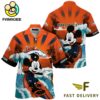 NFL Denver Broncos Mickey Mouse Surfing Custom Name Hawaiian Shirt