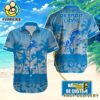 NFL Detroit Lions Vintage Style Custom Name Hawaiian Shirt