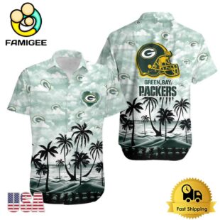 NFL Green Bay Packers Coconut Palms Limited Edition Hawaiian Shirt