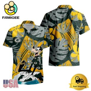 NFL Green Bay Packers Goofy Disney Limited Edition Hawaiian Shirt