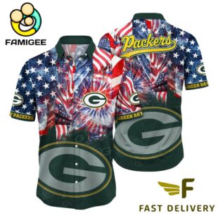NFL Green Bay Packers Independence Day Hawaiian Shirt